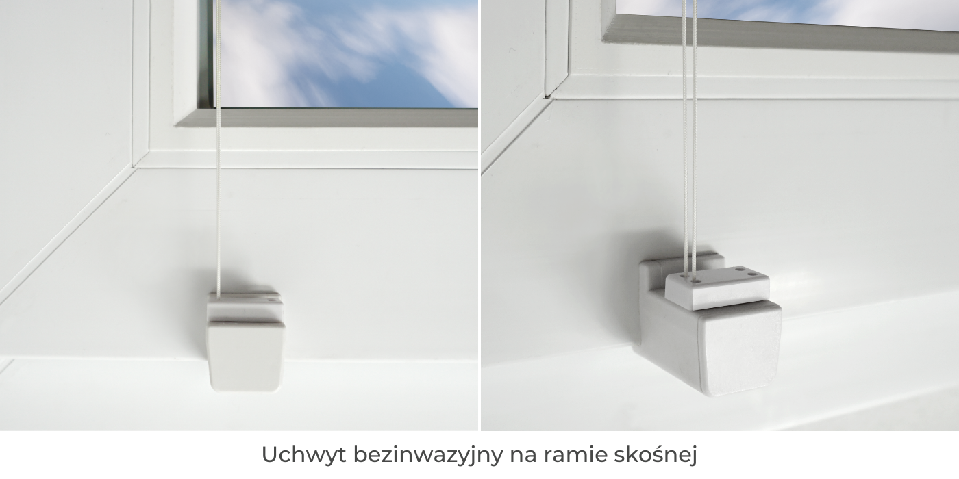 Uchwyt bezinwazyjny na ramie skośnej