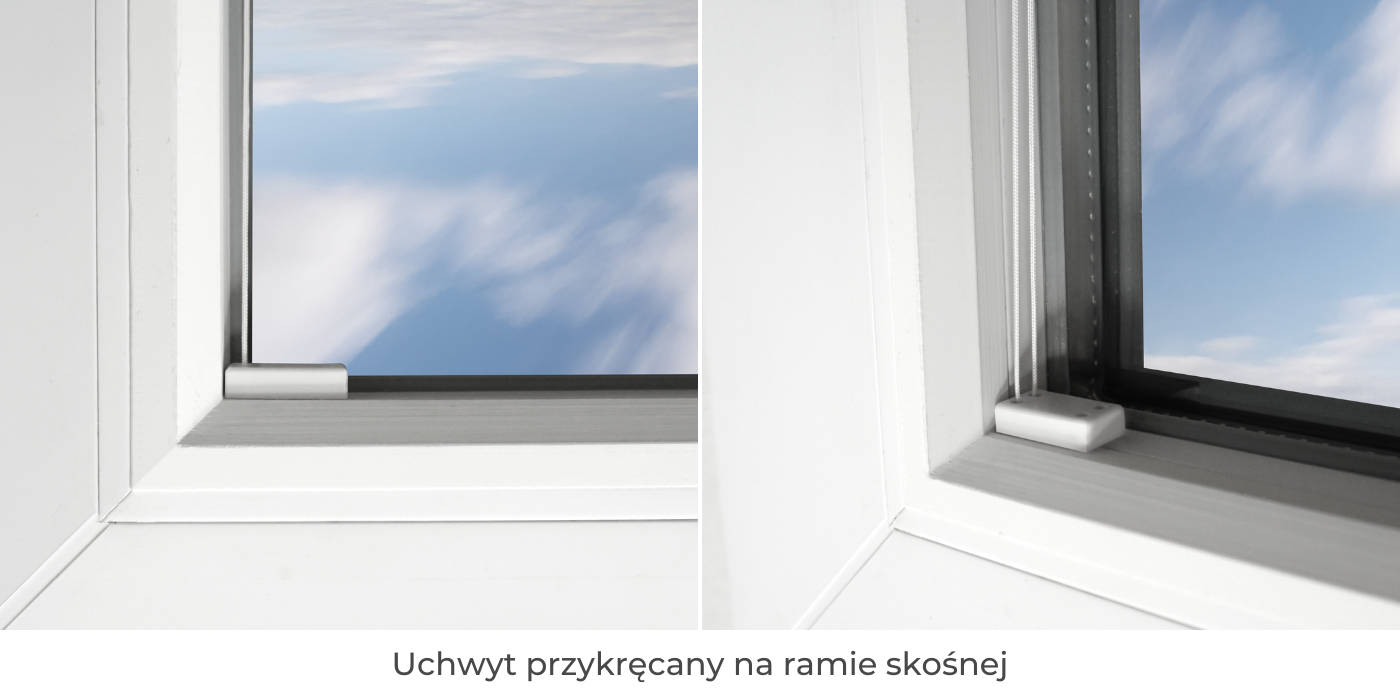 Uchwyt przykręcany na ramie skośnej
